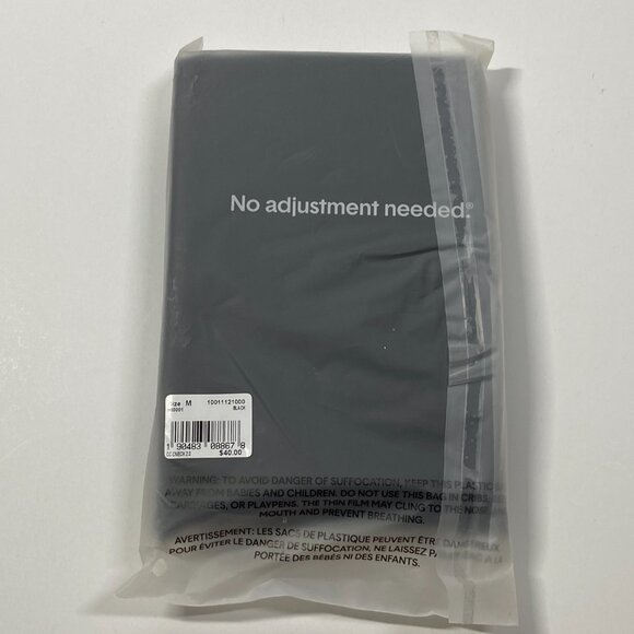 Tommy John Cool Cotton Crewneck T shirt Size Medium - Black - NWT - Picture 4 of 5